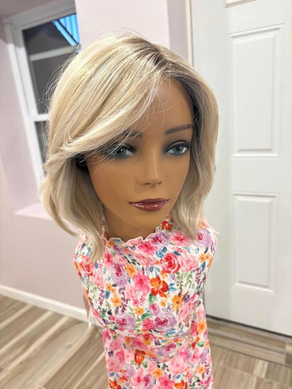 René of Paris “Mira” Wig in color White Rose Blonde New
